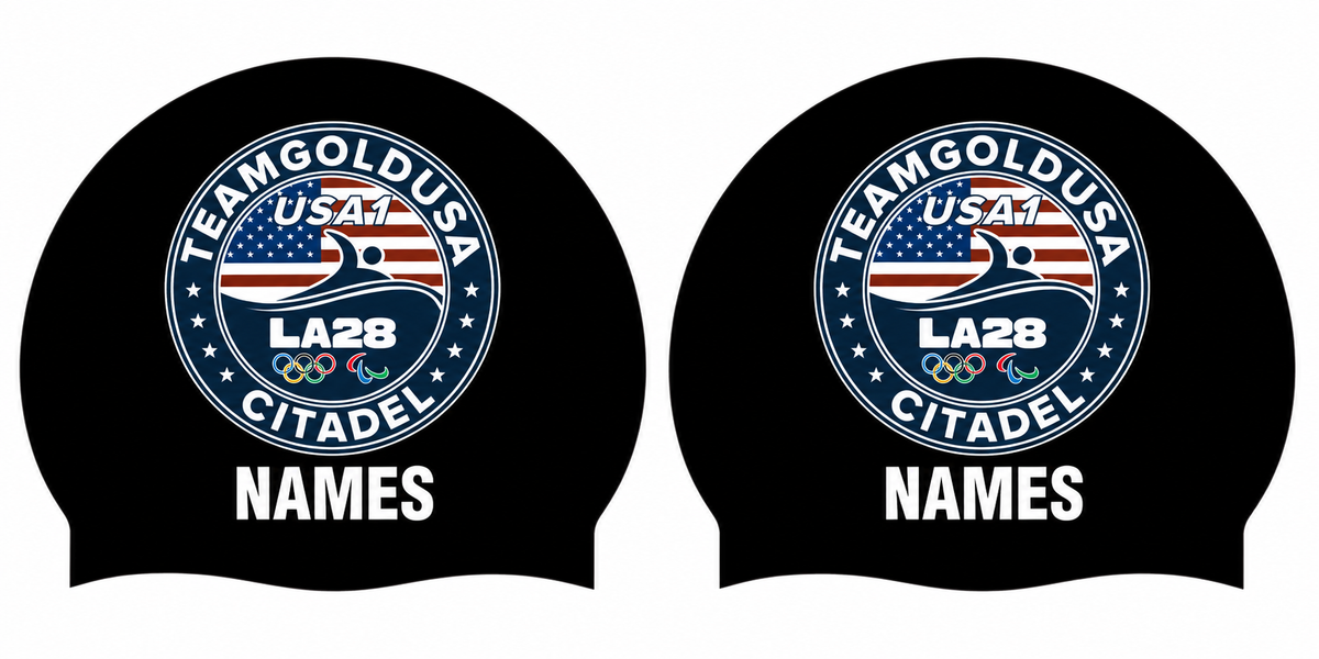USA1 2025 - TEAMGOLDUSA CITADEL:  Personalized Competition Team Legacy Cap (2 black Silicone caps)